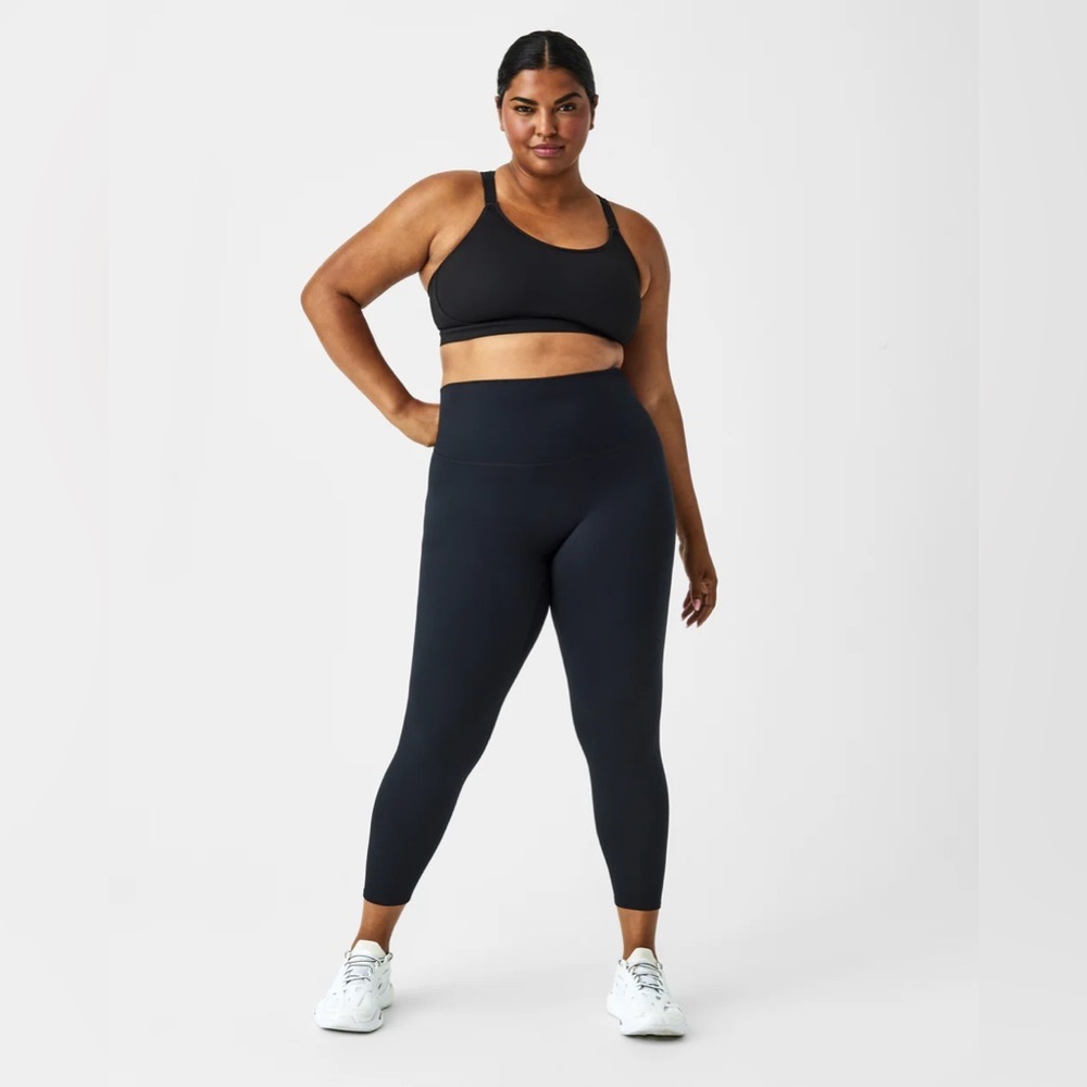 SPANX Soft And Smooth Active Leggings Black Size XL